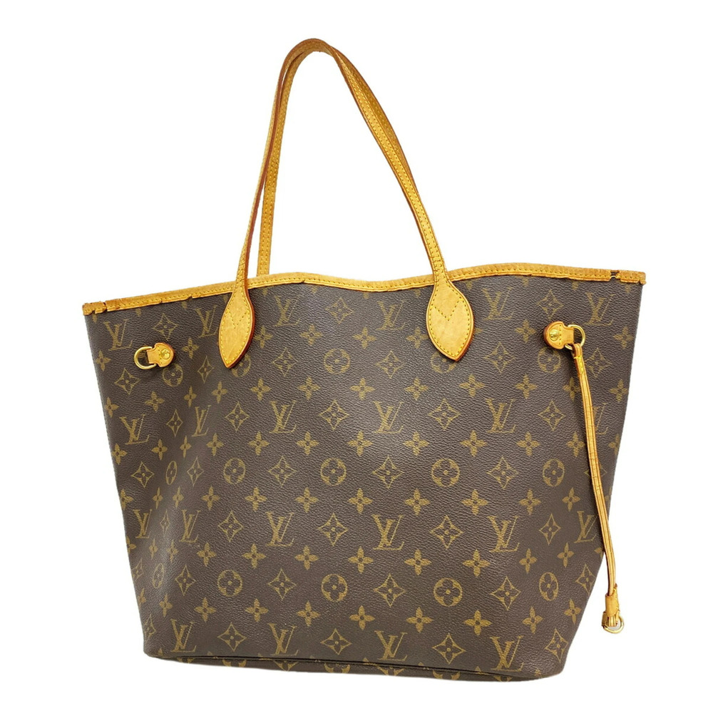 Louis Vuitton Monogram Neverfull MM Tote Bag M40156 Brown (Women's)